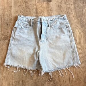 Frame Denim Light Wash Jean Shorts